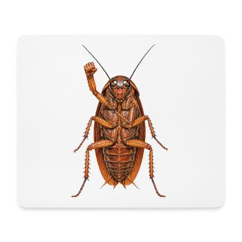 Kakerlake - Mousepad (Querformat) - Weiß - Vorne