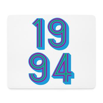 1994 Year of birth | Colors changeable - Mouse Pad (horizontal) - white - Front