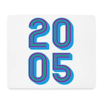 2005 Year of birth | Colors changeable - Mouse Pad (horizontal) - white - Front