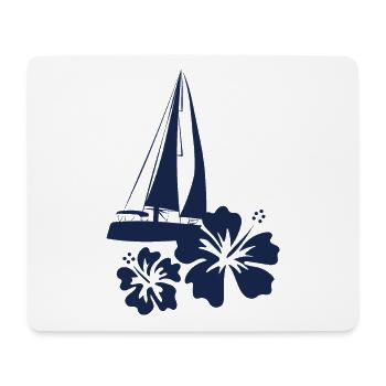 Sailing Pacific Ocean - Mouse Pad (horizontal) - white - Front