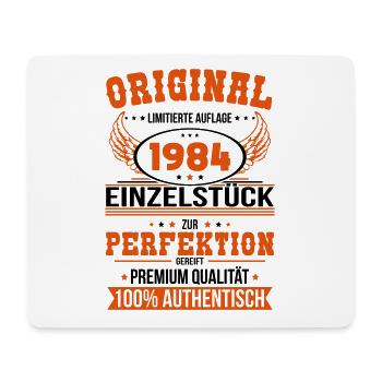 40. Geburtstag - Original 1984 Einzelstück - Mousepad (Querformat) - Weiß - Vorne