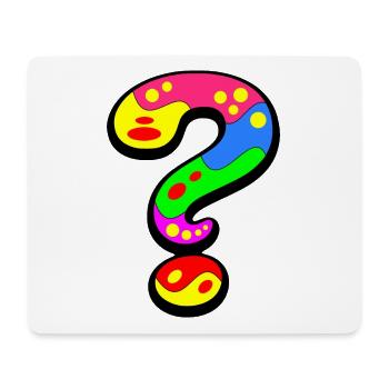 Question Everything - Mouse Pad (horizontal) - white - Front