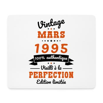 30 Years Anniversary - Vintage - March 1995 - Mouse Pad (horizontal) - white - Front