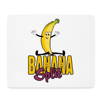 Banana split - Tapis de souris (format paysage) - blanc - Devant