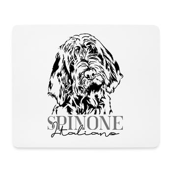 SPINONE ITALIANO portrait de chien Wilsigns chien chiens - Tapis de souris (format paysage) - blanc - Devant