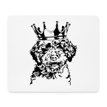 Lagotto Romagnolo Crown Dogs Dog Wilsigns - Tapis de souris (format paysage) - blanc - Devant