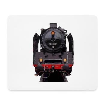 Dampflok 50 3501 - Mousepad (Querformat) - Weiß - Vorne