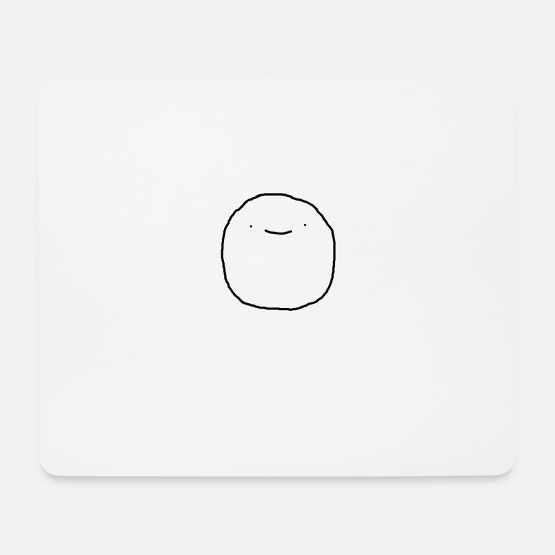 SMILEY - EMOJI - Mousepad (Querformat) - Weiß