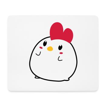 Küken - Mousepad (Querformat) - Weiß - Vorne