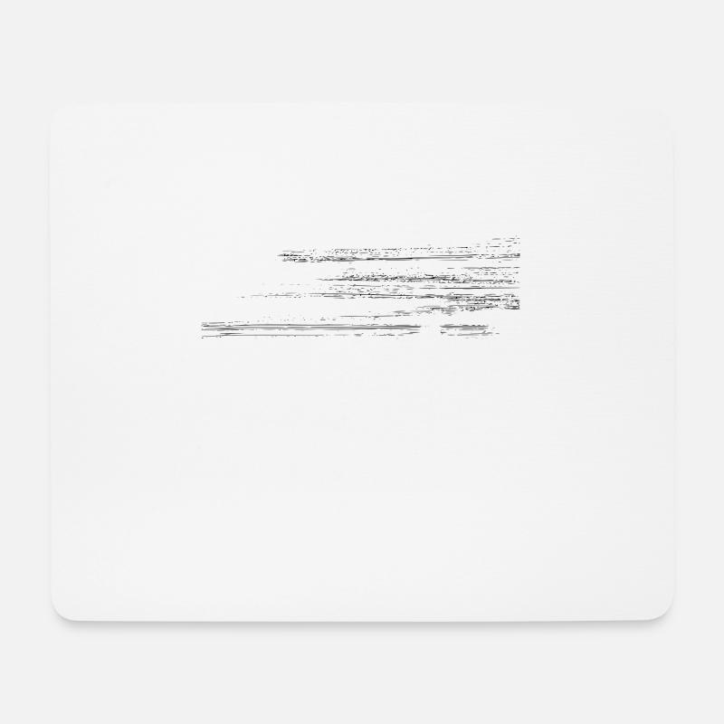 Abstraktes Motiv - Linie / schwarz - Mousepad (Querformat) - Weiß