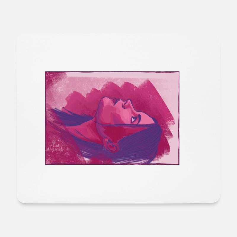 Pink Look - Mousepad (Querformat) - Weiß