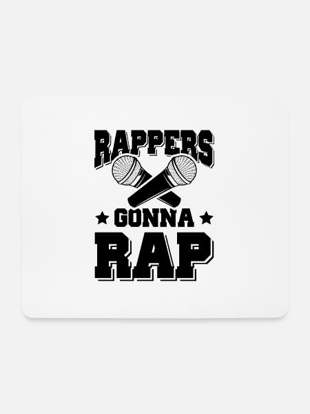 Rappers Rap - Mousepad (Querformat) - Weiß