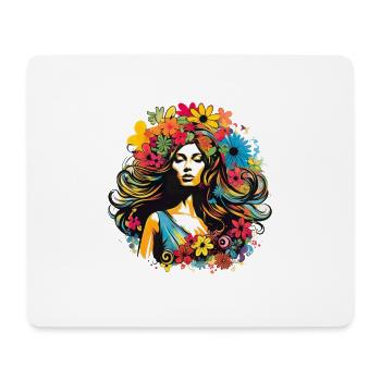 Floristin für eine Floristin - Mousepad (Querformat) - Weiß - Vorne