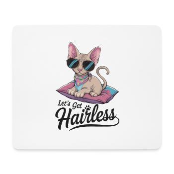 Let's Get Hairless - Mousepad (Querformat) - Weiß - Vorne