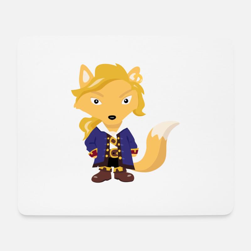 Fox Guybrush - Mouse Pad (horizontal) - white