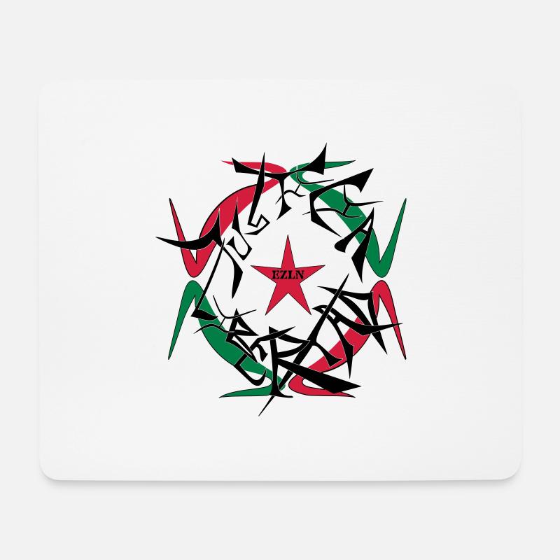 EZLN - Mousepad (Querformat) - Weiß