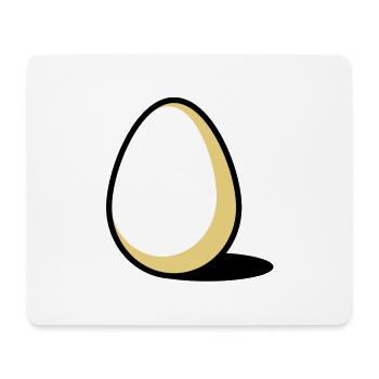 An Egg - Tapis de souris (format paysage) - blanc - Devant