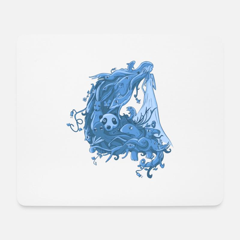 Mother Nature - Mouse Pad (horizontal) - white