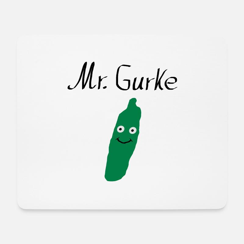 Gurke Baby Geburt Geschenk - Mousepad (Querformat) - Weiß