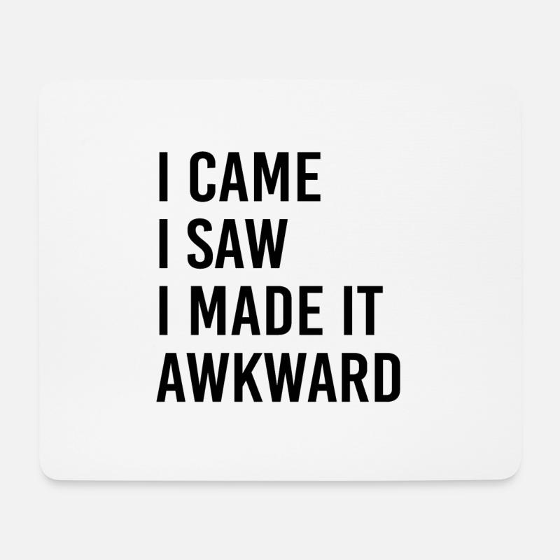 embarrassing - Mouse Pad (horizontal) - white