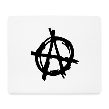 logo anarchy3 - Tapis de souris (format paysage) - blanc - Devant