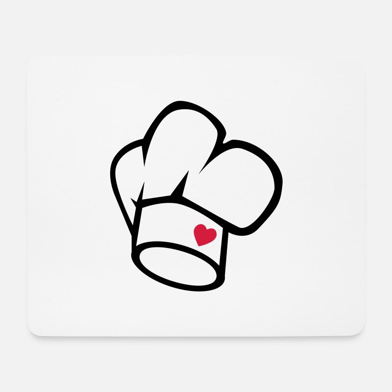 cook - Mouse Pad (horizontal) - white
