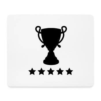 pokal_star__f1 - Tapis de souris (format paysage) - blanc - Devant
