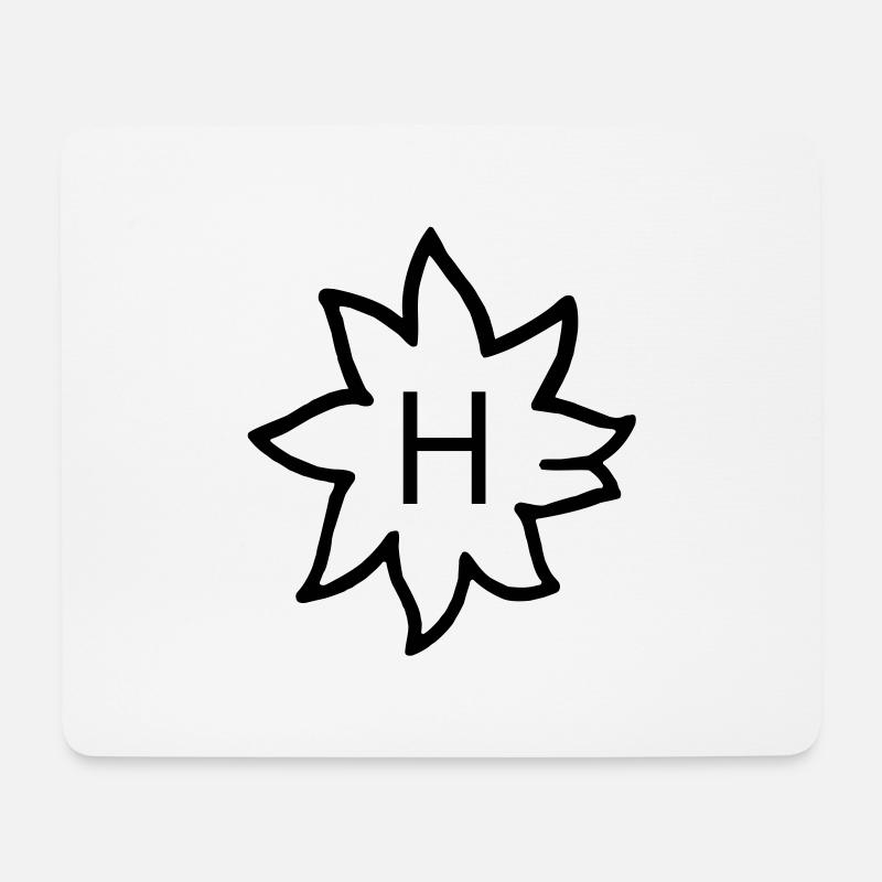 Haflinger - Mousepad (Querformat) - Weiß