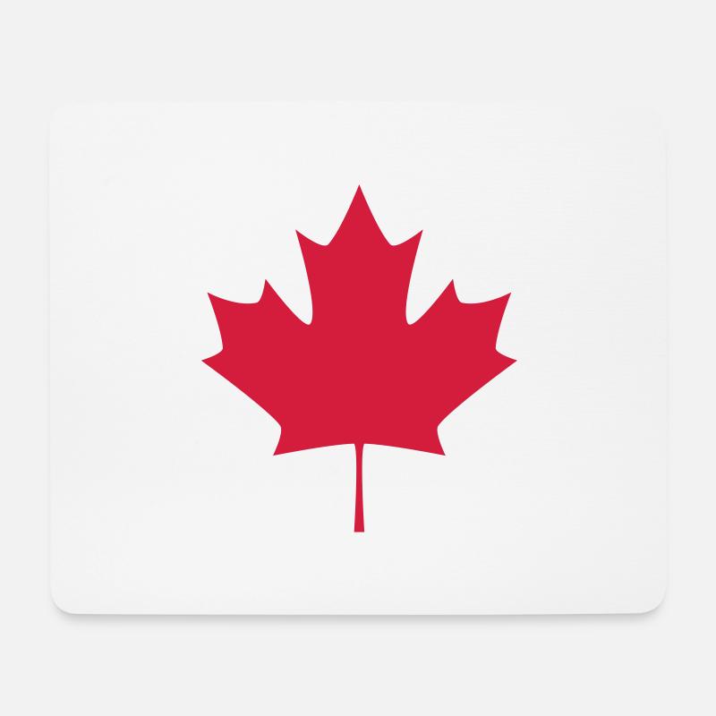 drapeau_canada2 - Mousepad (Querformat) - Weiß