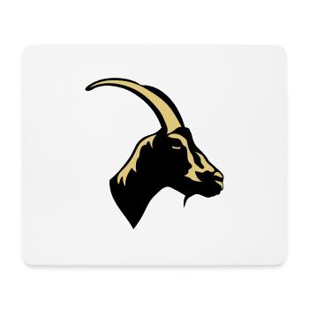 chevre animal domestique goat 1 - Tapis de souris (format paysage) - blanc - Devant