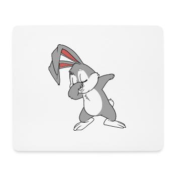 Cool lapin de paques - Tapis de souris (format paysage) - blanc - Devant