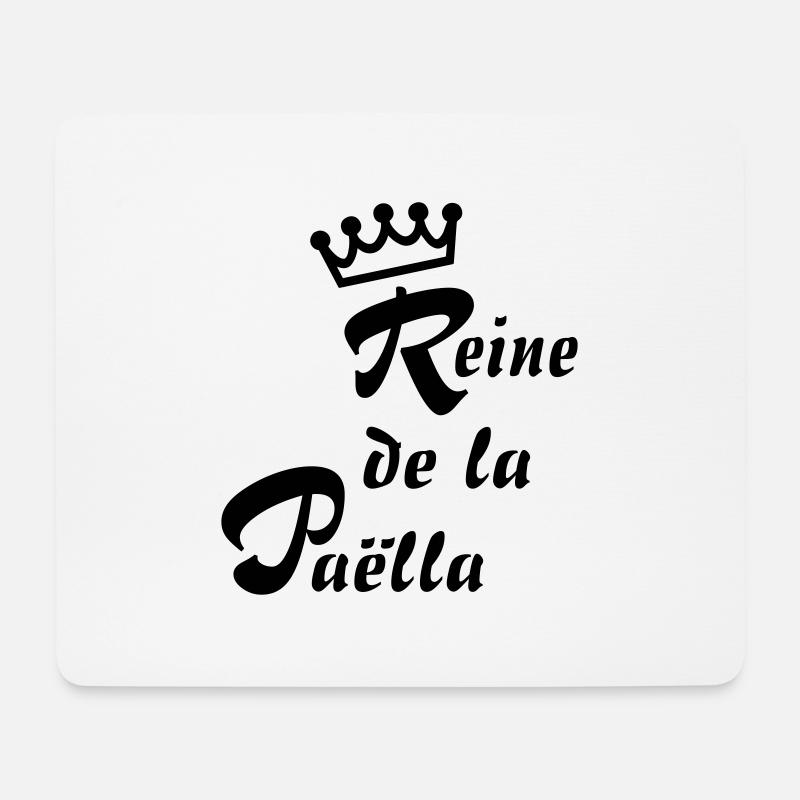 Reine Paella - Mousepad (Querformat) - Weiß