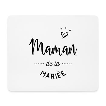 Maman de la mariée - Tapis de souris (format paysage) - blanc - Devant
