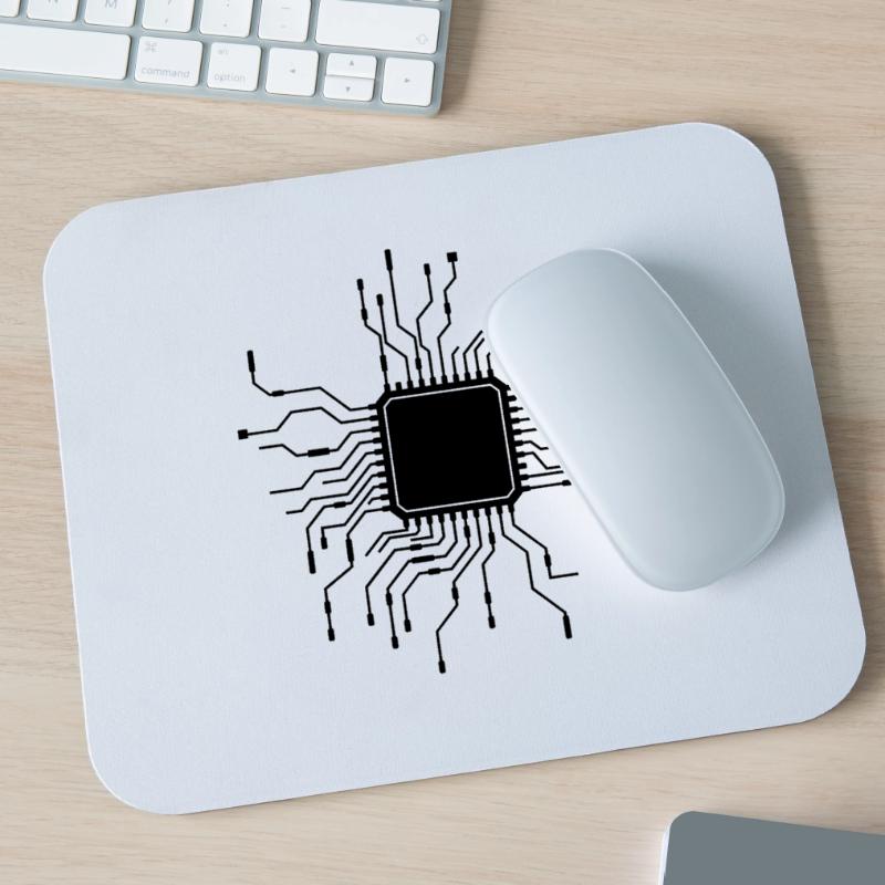 processor cpu wires wire cabling computer Mouse Pad (horizontal)