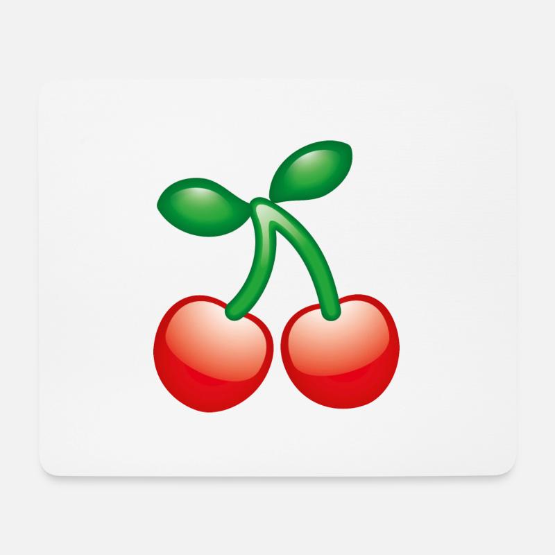 Smiley Cherry - Mouse Pad (horizontal) - white