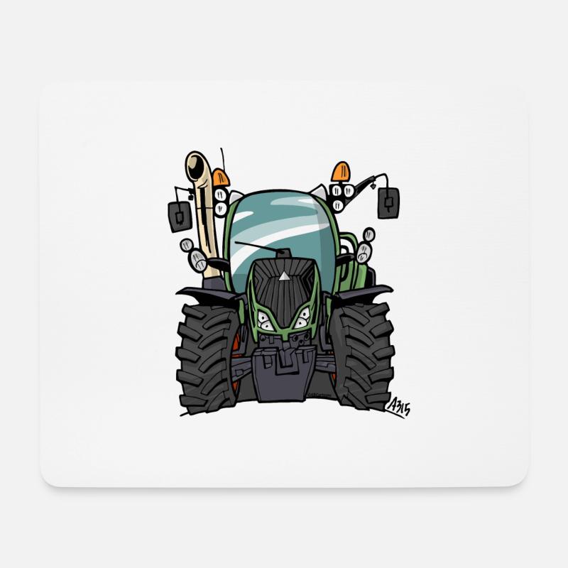 0195 F - Mousepad (Querformat) - Weiß