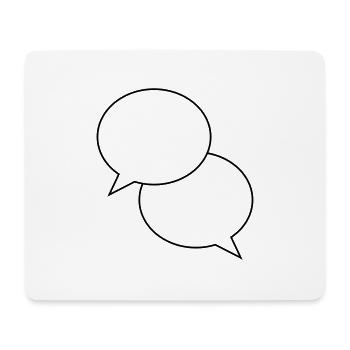 bubbles design - Mouse Pad (horizontal) - white - Front