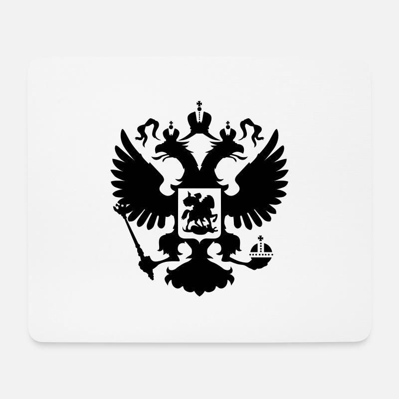 russia - Mousepad (Querformat) - Weiß