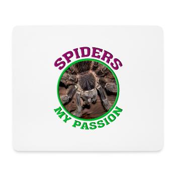 Spinnen / Vogelspinne / Spider / Tarantula - Mousepad (Querformat) - Weiß - Vorne