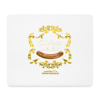Röstaromeningenieur Design fürs Grillen - Mousepad (Querformat) - Weiß - Vorne