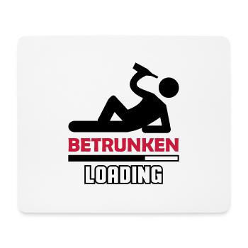 betrunken_02 - Mousepad (Querformat) - Weiß - Vorne