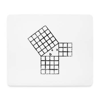 Pythagorean theorem - Mouse Pad (horizontal) - white - Front
