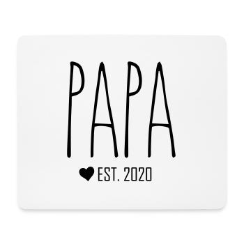 PAPA EST2020 - Mousepad (Querformat) - Weiß - Vorne