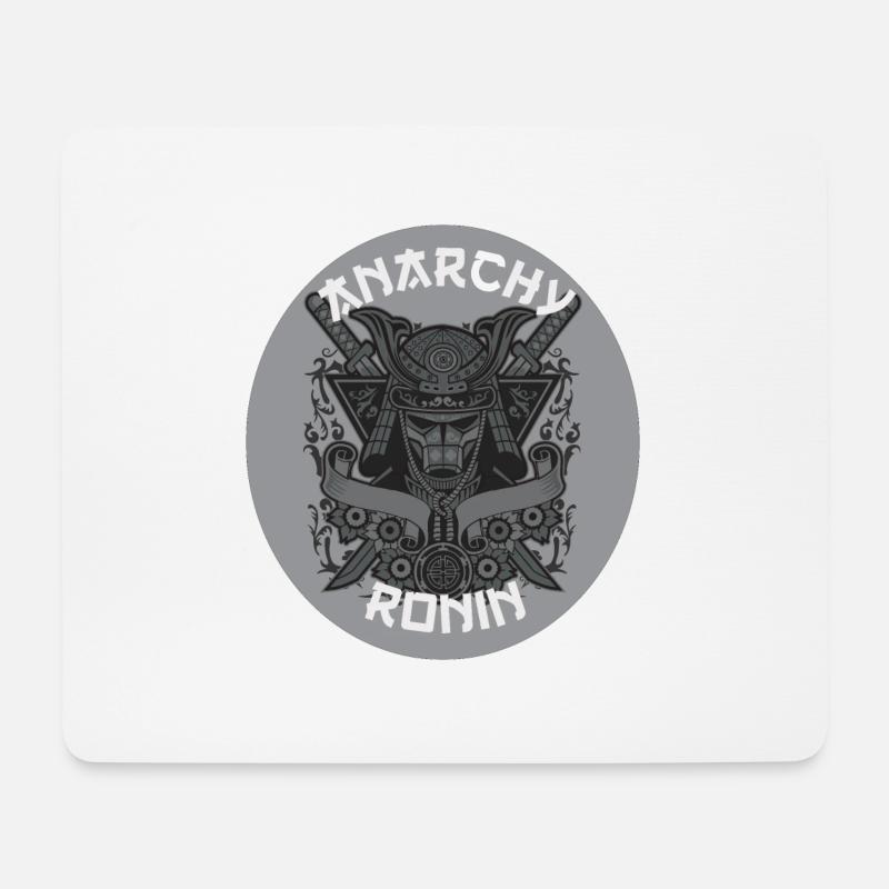 Anarchy Ronin Design - Mousepad (Querformat) - Weiß