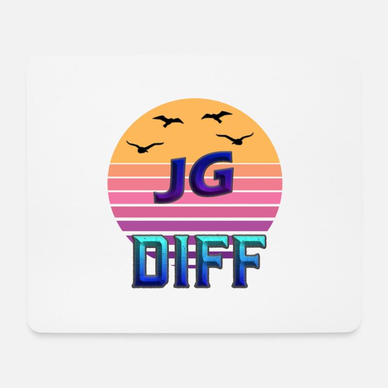 Mid,Supp,Adc,Top,Jgl,Jg Diff,Difference Legends - Mousepad (Querformat) - Weiß