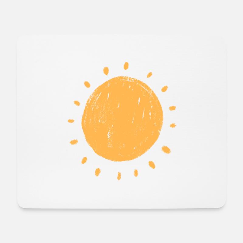 Sun - Mouse Pad (horizontal) - white