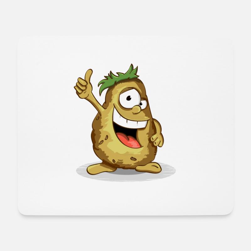 Potato - Mouse Pad (horizontal) - white