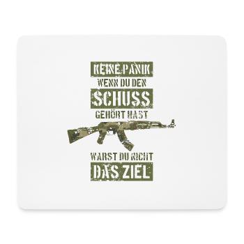 SOLDAT BUNDESWEHR BUND MG MASCHINENGEWEHR - Mousepad (Querformat) - Weiß - Vorne