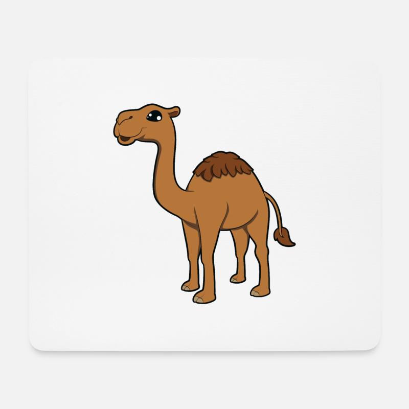 Kamel - Mousepad (Querformat) - Weiß
