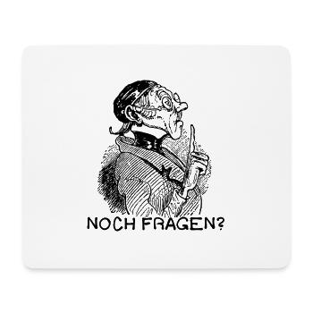 Noch Fragen Wilhelm Busch Lehrer Lämpel - Mousepad (Querformat) - Weiß - Vorne